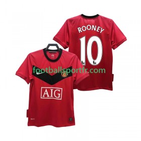 Tenue Manchester United ROONEY 10 2009 2010 Retro Domicile Maillot de Foot